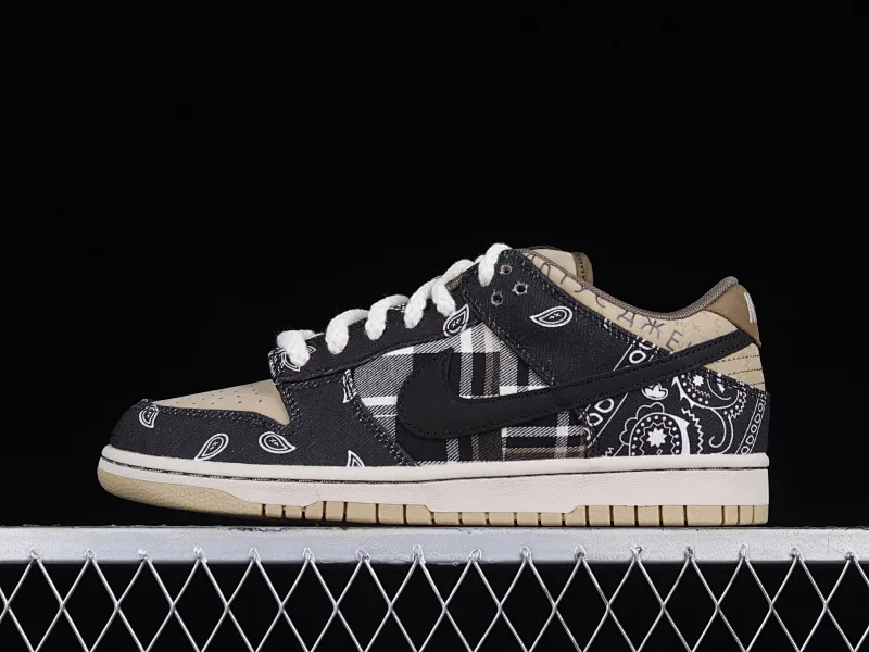 All categories Nk SB Dunk series Nk SB Dunk Low low-top sneakers M version Travis Scott x Nk SB Dunk joint sneakers Cashew fruit SB low-top casual sports skateboard shoes CT5053-001